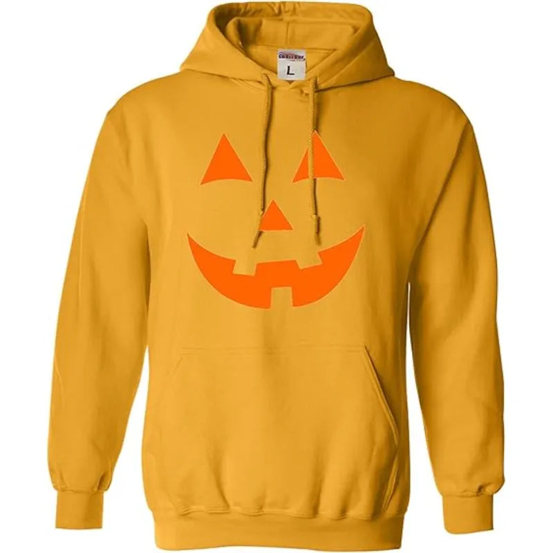 Halloween Pumpkin Face Go All Out Jack O Lantern Hoodie