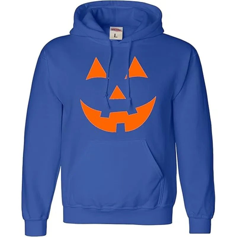 Halloween Pumpkin Face Go All Out Jack O Lantern Hoodie