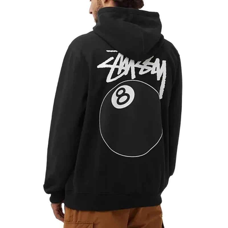 Stussy 8 Ball Black Hoodie