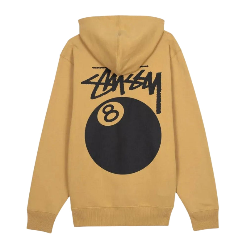 8 Ball Brown Stussy Hoodie