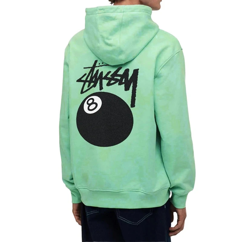 Stussy 8 Ball Green Hoodie