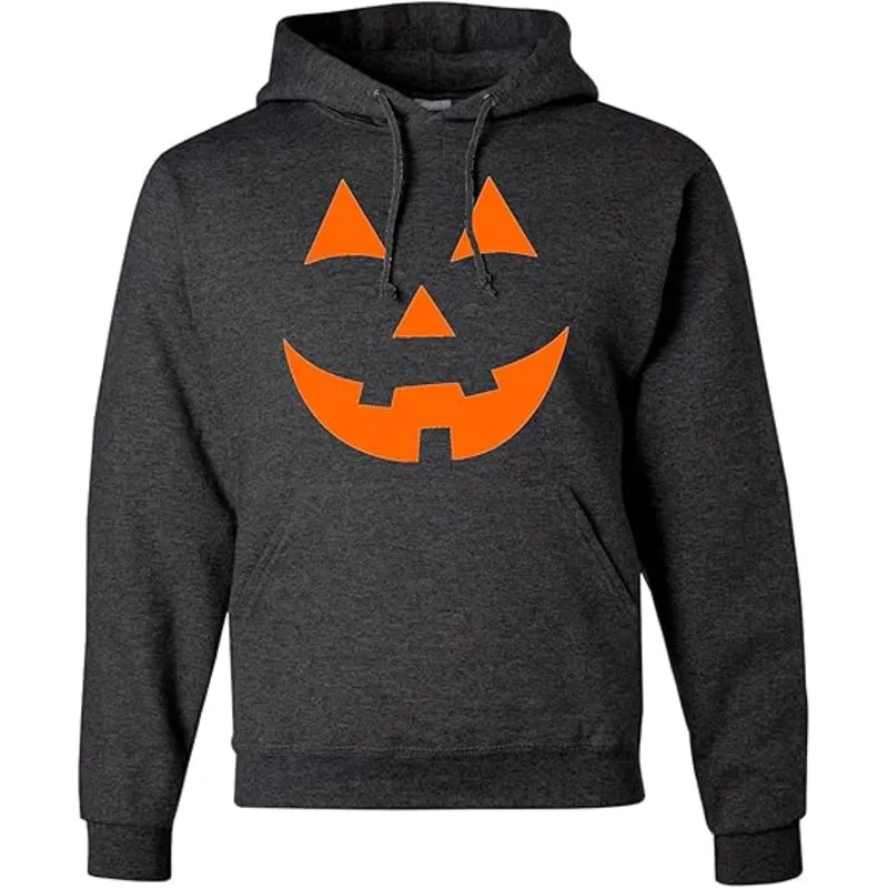 Halloween Pumpkin Face Go All Out Jack O Lantern Hoodie