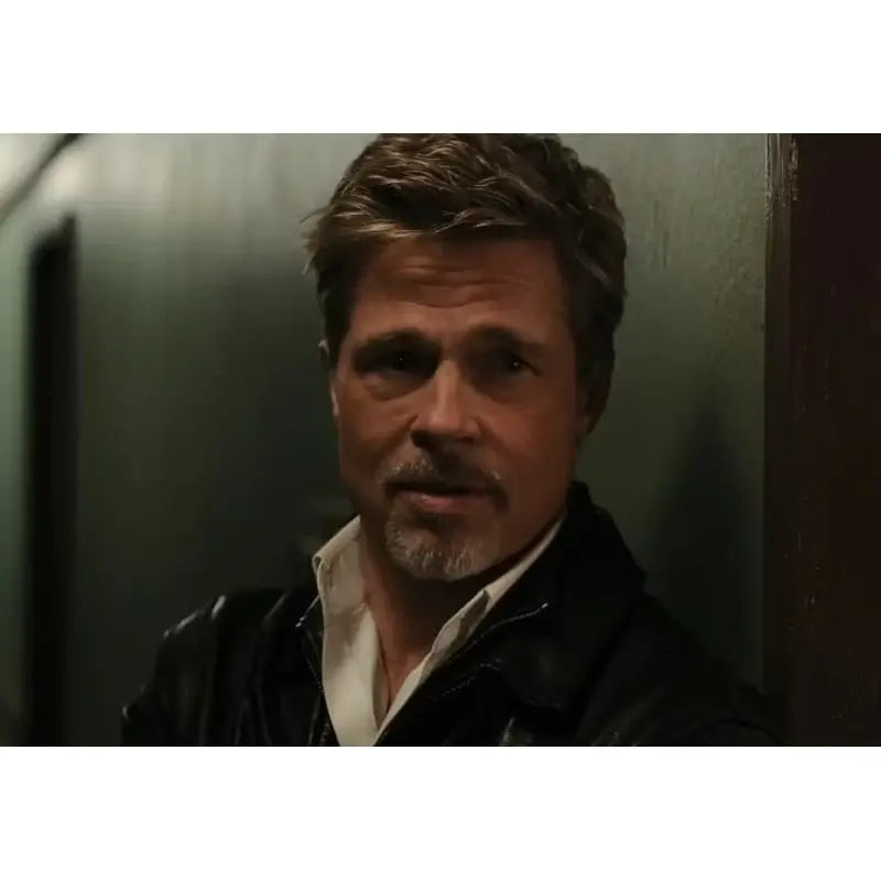 Wolfs 2024 Brad Pitt Black Leather