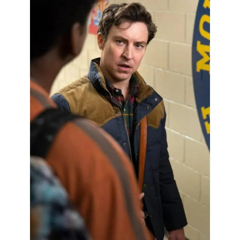 English Teacher 2024  Brian Jordan Alvarez Blue Puffer Jacket