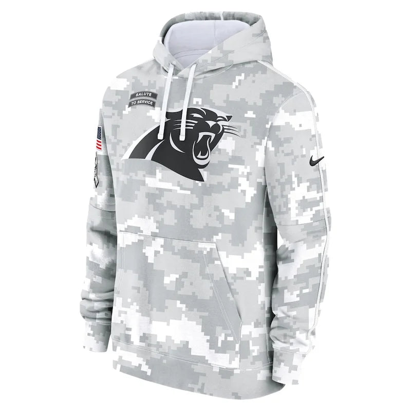 Carolina Panthers Arctic Camo 2024 Pullover Hoodie