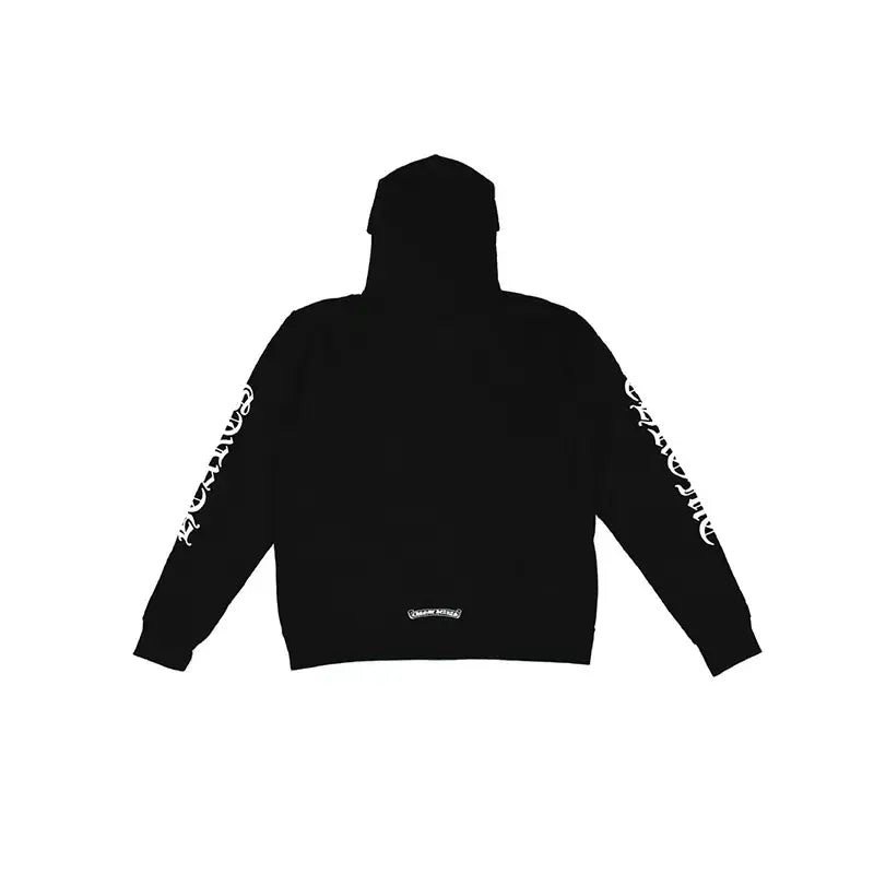 Chrome Hearts Vertical Logo Black Hoodie