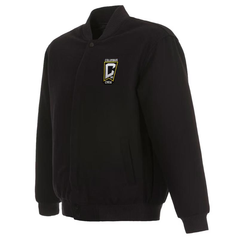 Columbus Crew Black Wool Varsity Jacket