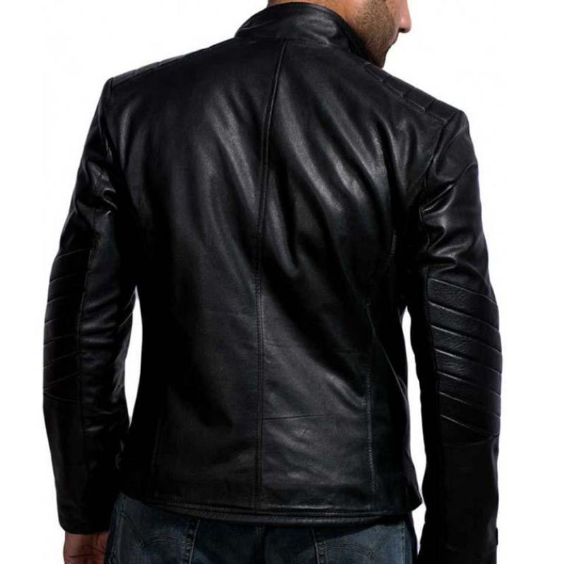 David Beckham Motorcycle Leather Jacket