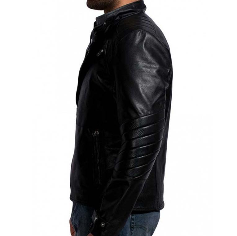 David Beckham Motorcycle Leather Jacket