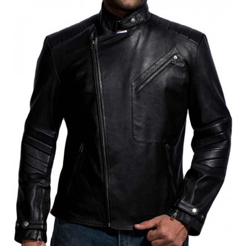 David Beckham Motorcycle Leather Jacket