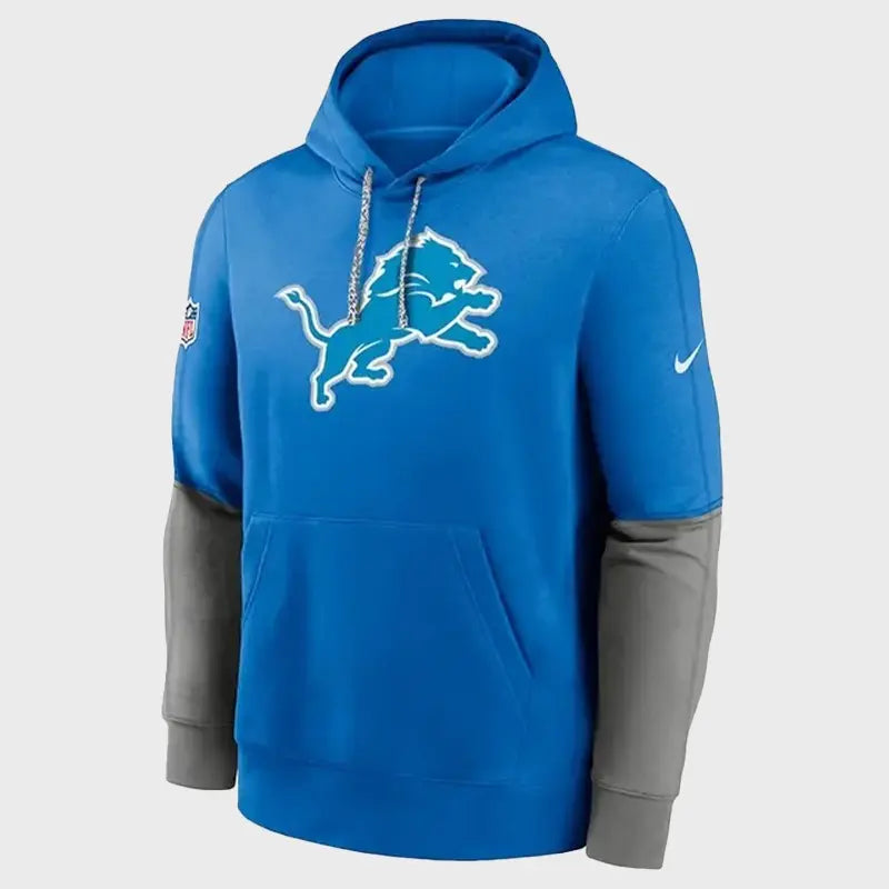 Detroit Lions 2024 Sideline Club Fleece Hoodie