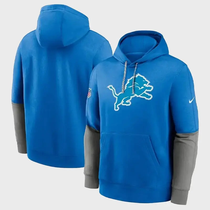 Detroit Lions 2024 Sideline Club Fleece Hoodie