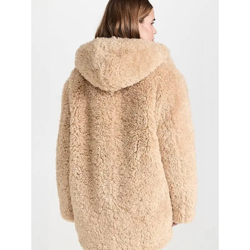 Emily In Paris S04 Lily Collins Shearling Fur Jacket