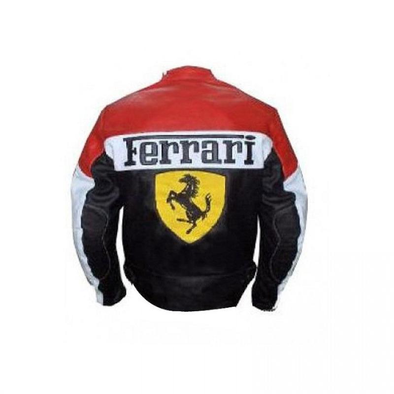 Ferrari Biker Leather Jacket