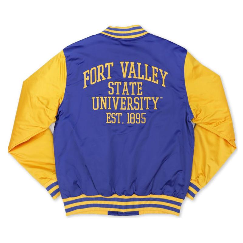 Fort Valley State University Baseball Satin Jacket