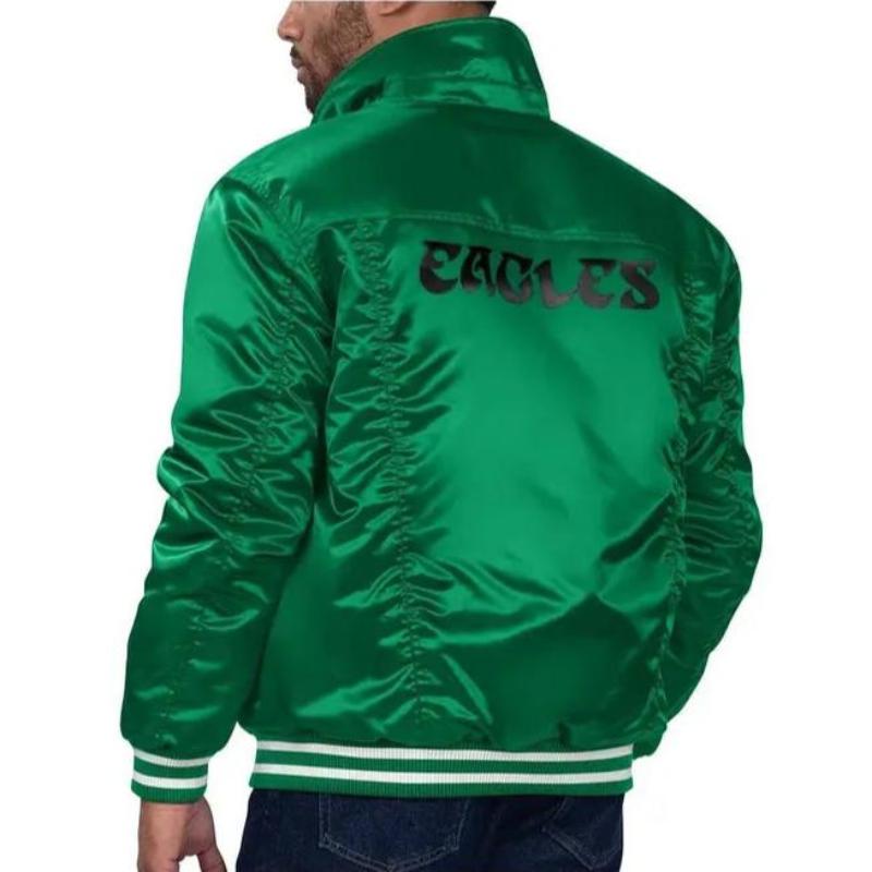 Green Philadelphia Eagles Silver Tab Jacket