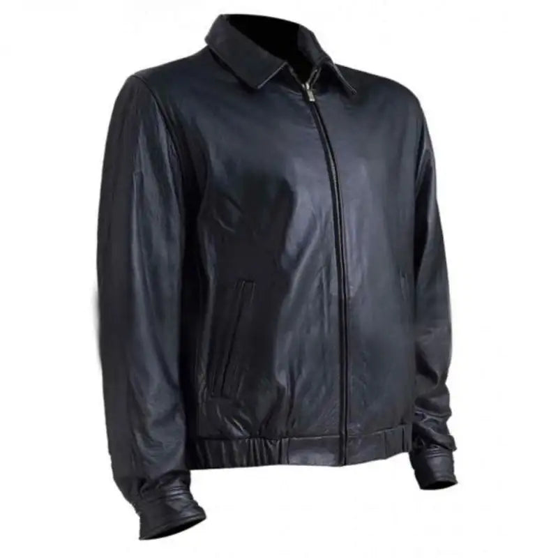 High Quality Black Men Bomber Jacket.