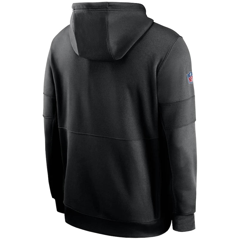 Houston Texans Black Crucial Catch Sideline Performance Hoodie