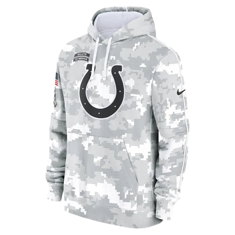 Indianapolis Colts Arctic Camo 2024 Pullover Hoodie