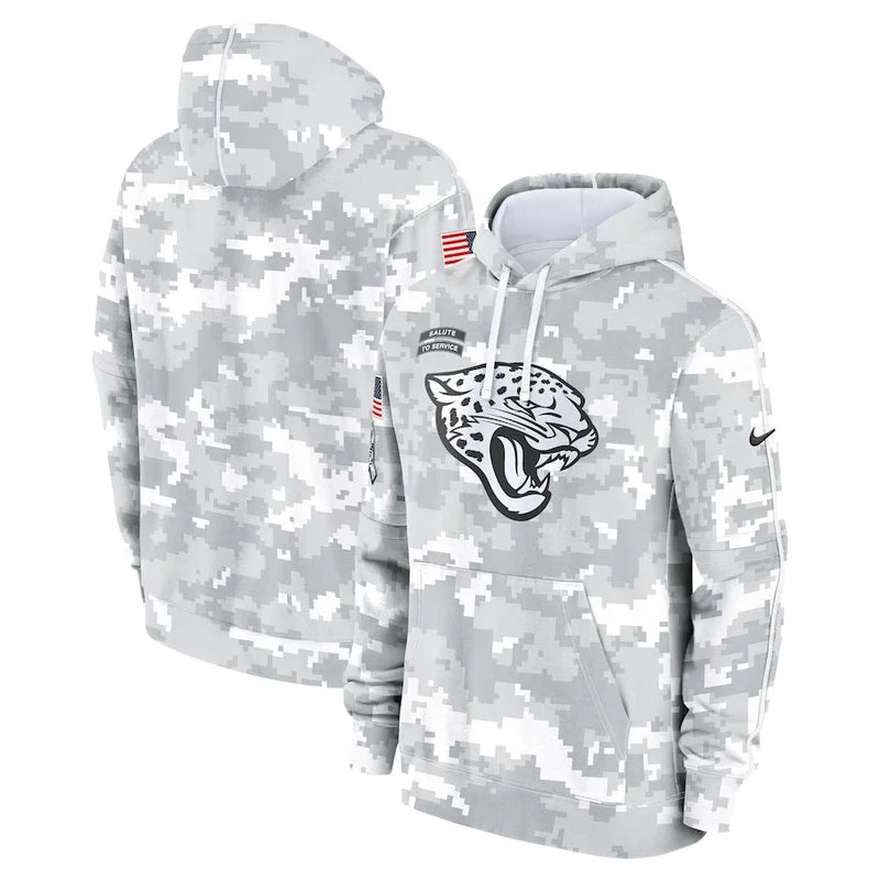 Jacksonville Jaguars Arctic Camo 2024 Pullover Hoodie