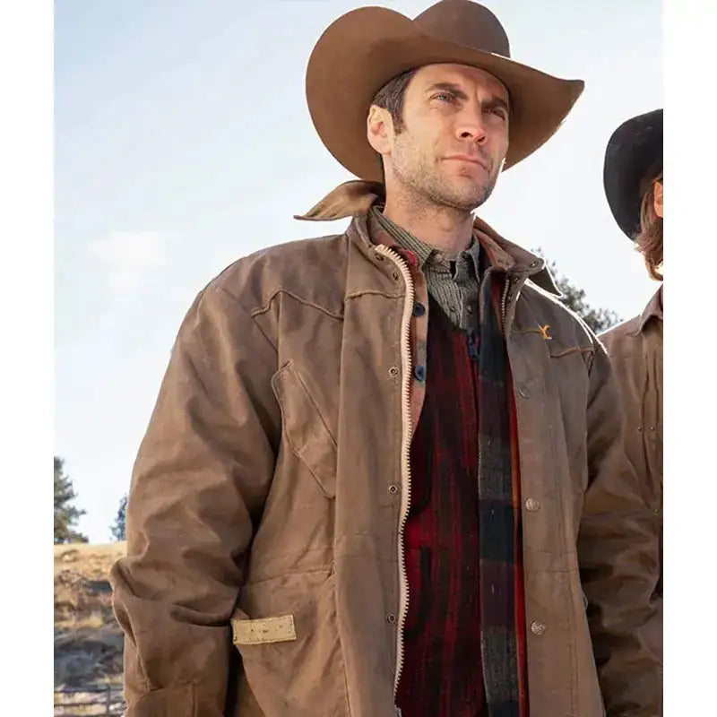 Jamie Dutton Tv-Series Yellowstone Leather Brown Jacket