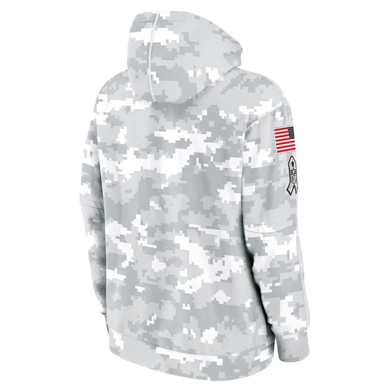 Kansas City Chiefs Arctic Camo 2024 Pullover Hoodie