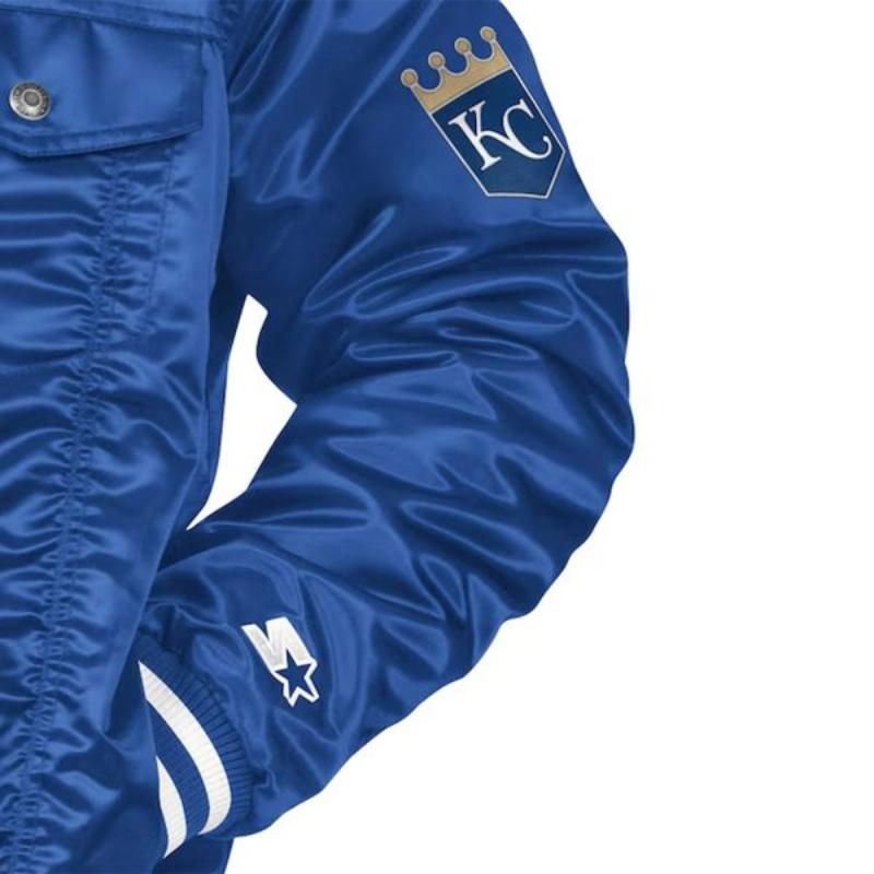 Kansas City Royals Silver Tab Royal Blue Trucker Jacket