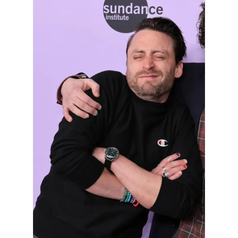 A Real Pain Kieran Culkin Black Sweatshirt