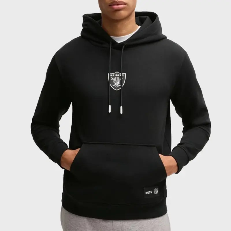 Las Vegas Raiders Hugo Boss Woodson Black Hoodie