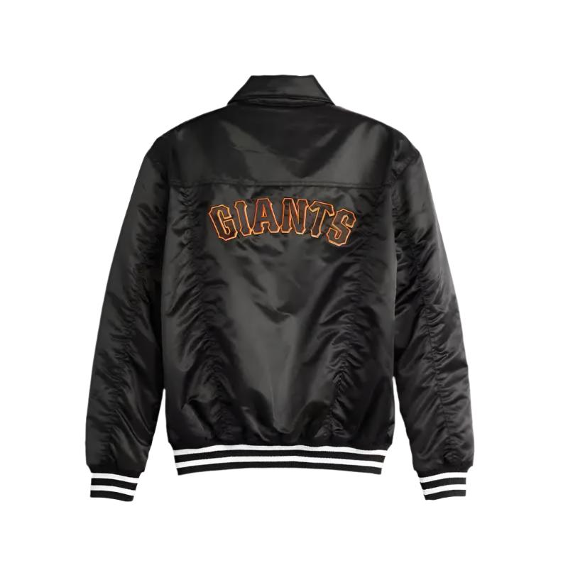 San Francisco Giants Black Satin Jacket