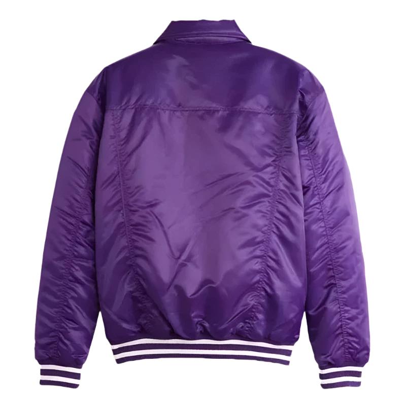 Lakers Baseball Team Los Angeles Satin Jacket