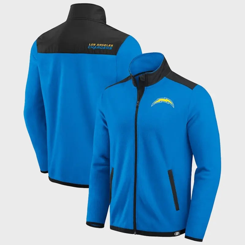 Los Angeles Chargers Rucker Blue Fleece Jacket