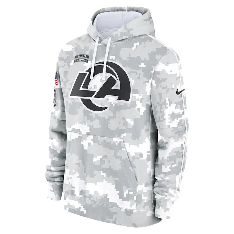 Los Angeles Rams Arctic Camo 2024 Pullover Hoodie