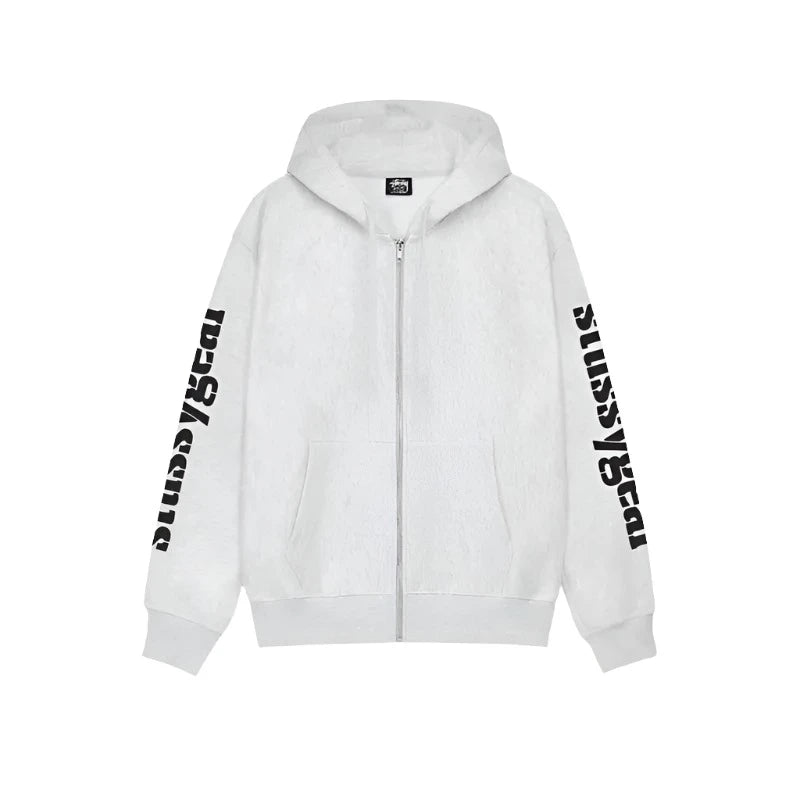 Stussy Gear Ash Zipper Hoodie