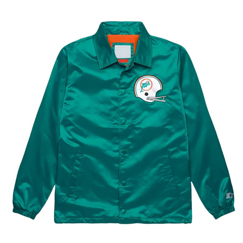 Miami Dolphins Coach Satin Jacket