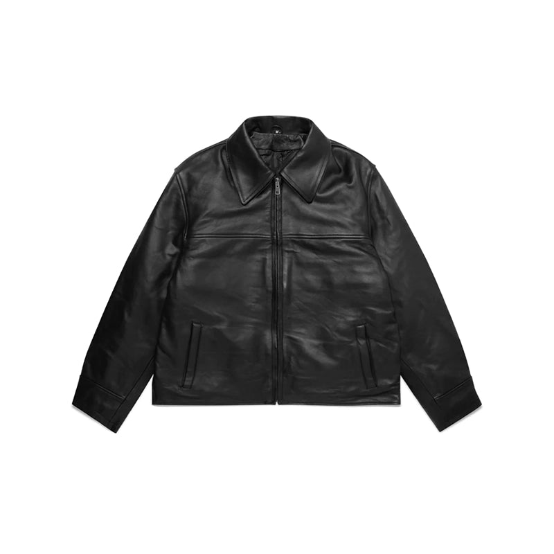 Mutimer Distressed Real Leather Jacket