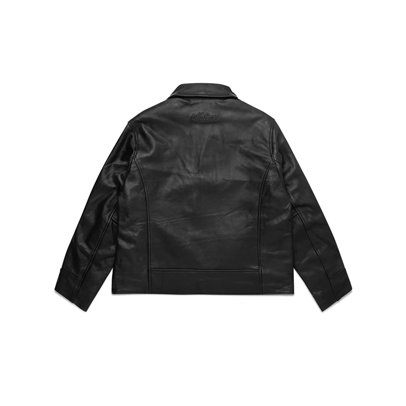 Mutimer Distressed Real Leather Jacket