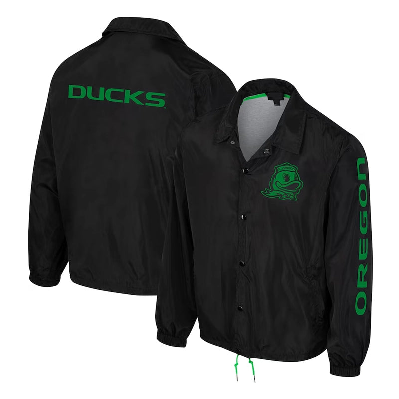 Oregon Ducks Full-Snap Coaches Jacket