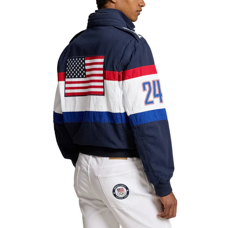 Paris-Olympic-Flag-Bearer-Team-USA-Closing-Ceremony-Jacket-for-Men