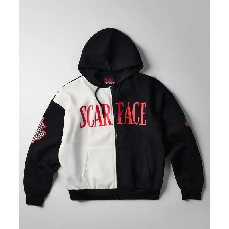 Scarface Split Full Zip Hoodie