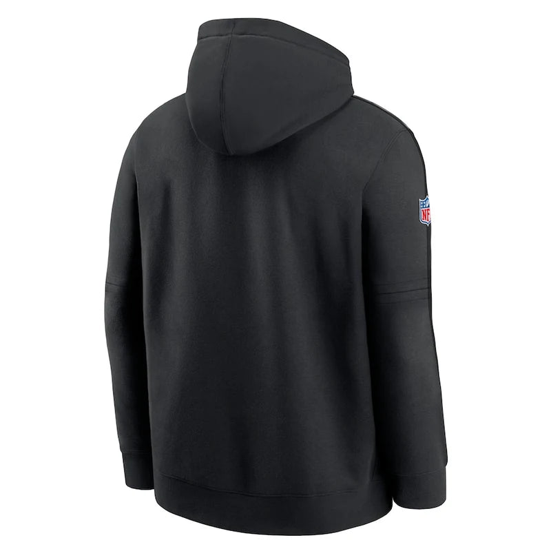 Seattle Seahawks Crucial Black Pulover Hoodie