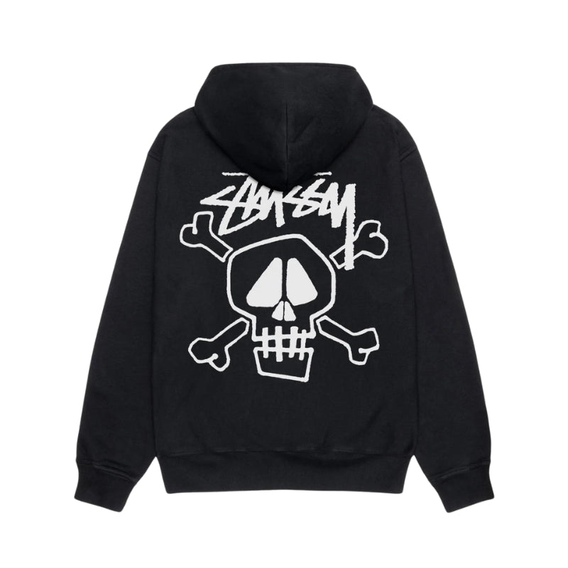 Skull & Bones Black Stussy Hoodie