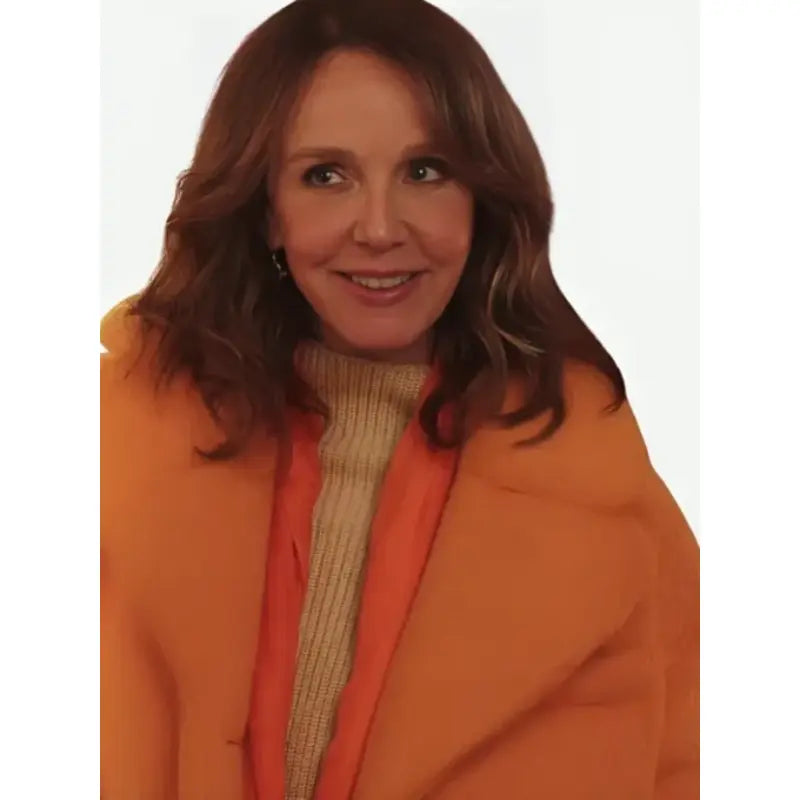 Emily in Paris S04 Sylvie Grateau Orange Fur Coat
