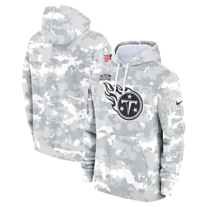 Tennessee Titans Arctic Camo 2024 Pullover Hoodie