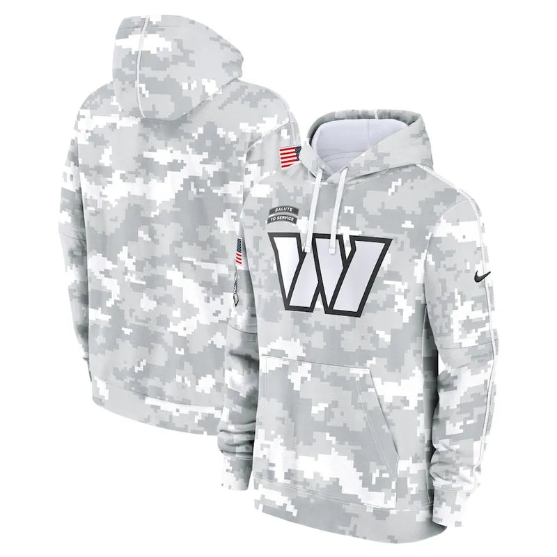 Washington Commanders Arctic Camo 2024 Pullover Hoodie