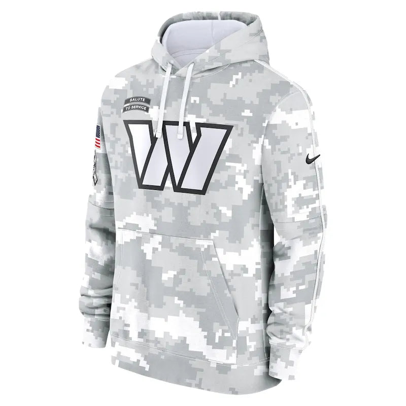 Washington Commanders Arctic Camo 2024 Pullover Hoodie