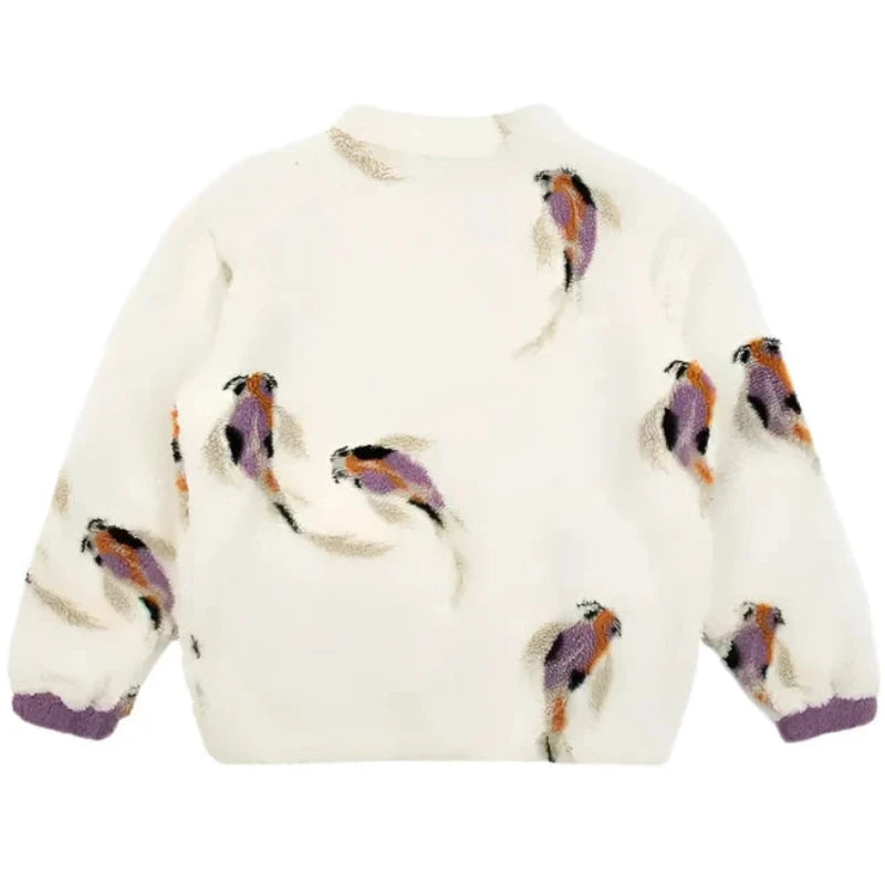 Taylor Swift Koi Fish Sherpa Sweater