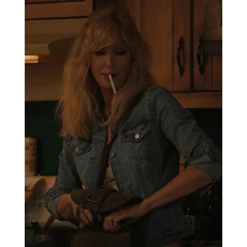 Beth Dutton Yellowstone S05 Blue Denim Jacket