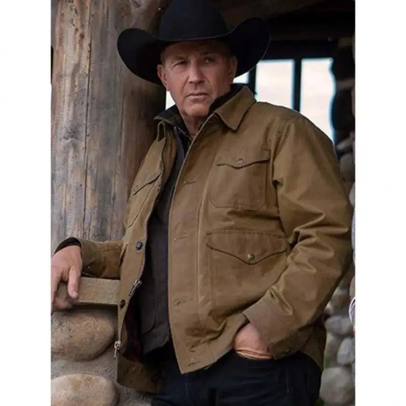 Yellowstone Season 2 John Dutton Brown Jacket