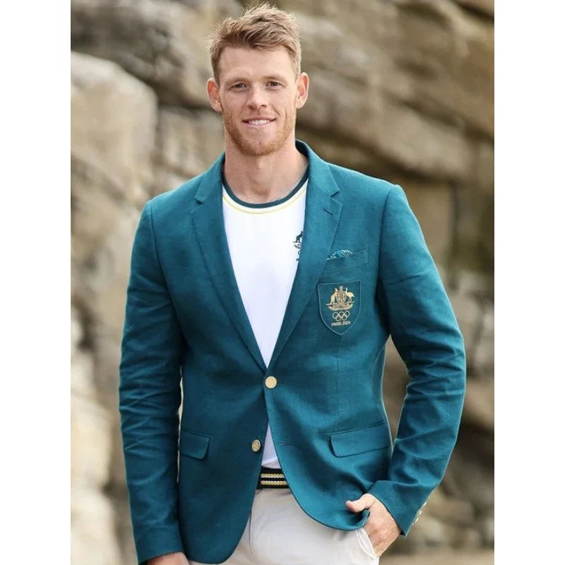 australian-olympic-2024-uniform-blue-blazer